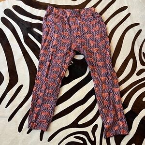 J. Crew Silk Tiger Patterned Pants